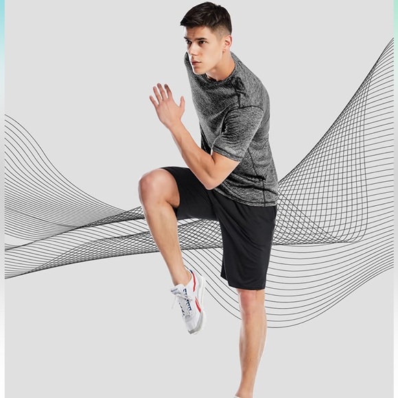 NWT Quick Dry Workout Running Gym Sport Exercise Tee Moisture Wicking XL - Picture 2 of 6